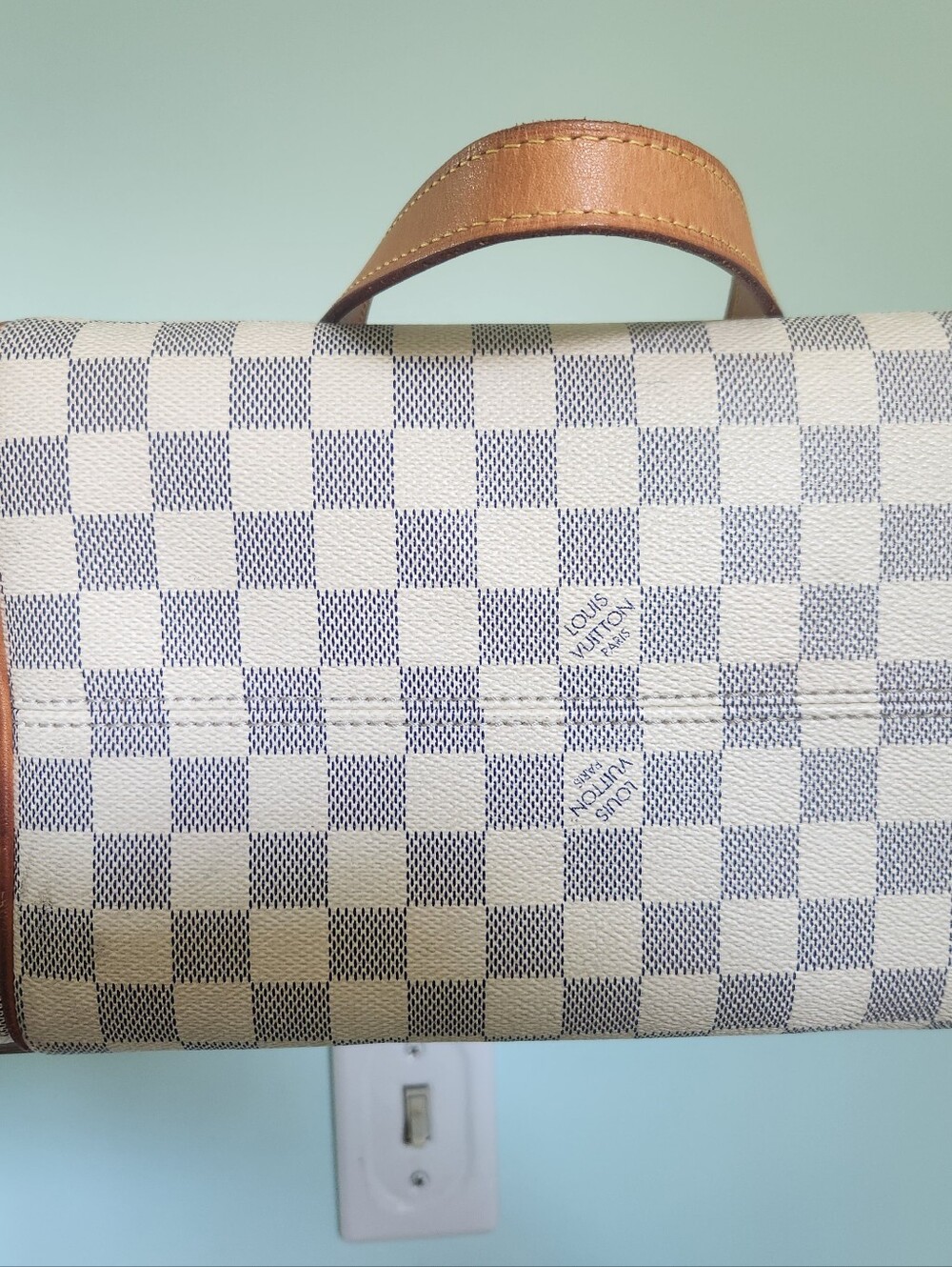 Louis vuitton damier azur totally mm authentic - Picture 3 of 8